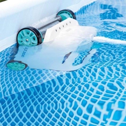 Robot Limpiador de Piscina Intex ZX300 Hidráulico 4 Ruedas 6,5 m