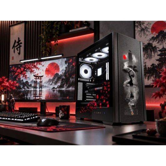 Forgeon Airflow Noxis ARGB USB-C Mesh ATX Negra/Japan