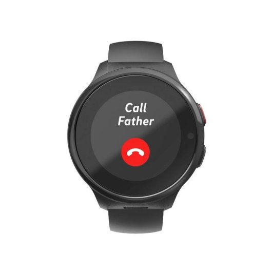 Hama Smartwatch Enfants GPS Bluetooth 1,19" AMOLED Noir Silicone