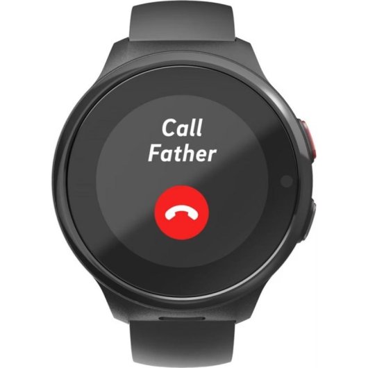 Hama Smartwatch Enfants GPS Bluetooth 1,19" AMOLED Noir Silicone