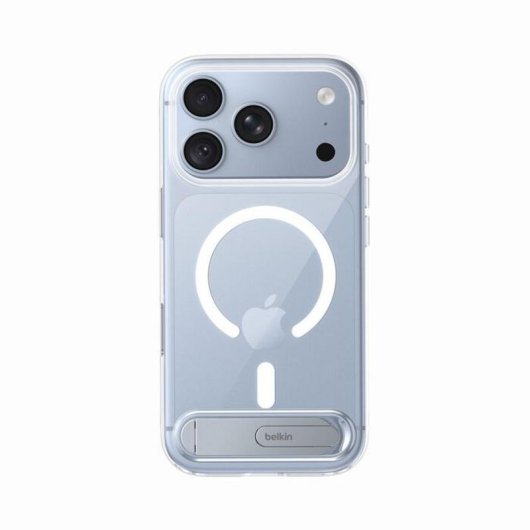 Funda Belkin Clear Series transparente avec support pour iPhone 18 Pro et 17 Pro