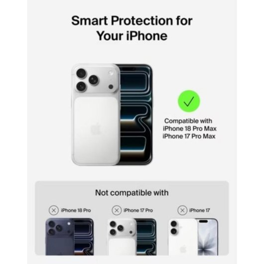Funda para móvil Belkin Protect+ Series negra para iPhone 18 Pro Max y iPhone 17 Pro Max