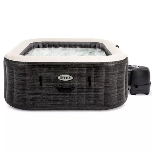 Spa Intex PureSpa Ardoise 4 Places 140 Diffuseurs LED Multicolore WiFi