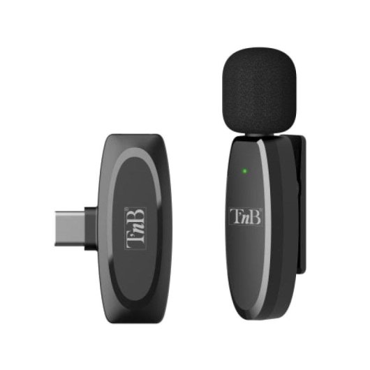 Microphone TnB INLAPMICWL USB-C omnidirectionnel sans fil 20 m