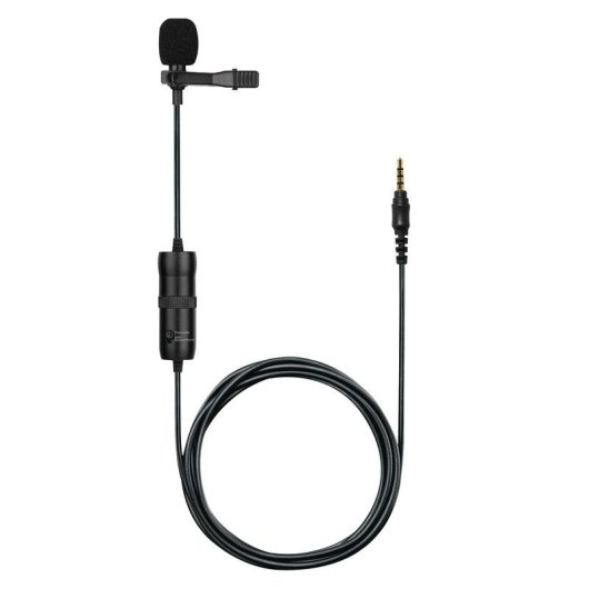Microfono TnB INLAPMIC2 lavalier nero con clip 3,5 mm cablato
