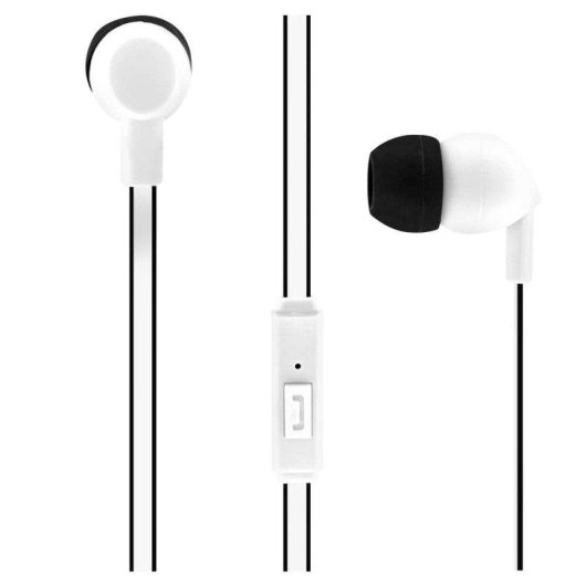 Casque et écouteurs TnB ESBCWH légers pour téléphone mobile blanc
