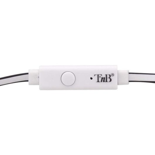 Casque et écouteurs TnB ESBCWH légers pour téléphone mobile blanc