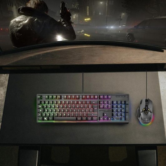 Clavier Spirit of Gamer PRO K5 NEW semi-mécanique RGB Français AZERTY