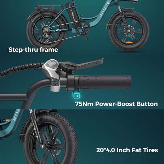 Velo electrique Engwe L20 BOOST 20 pouces Pneus 4.0
