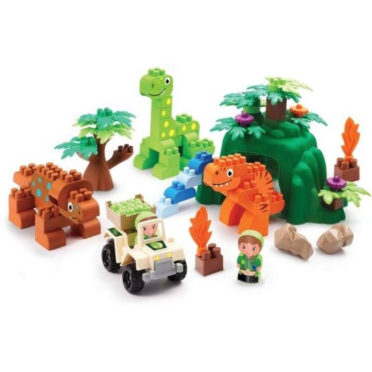 ECOIFFIER Dinoland Abrick Bauset 2995 87 Teile