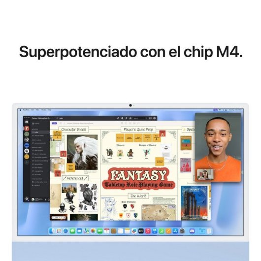 Apple iMac 24 Apple M4 CPU de 10 núcleos/32GB/2TB SSD/GPU 10 Núcleos/24" Retina 4.5K Azul Vidrio nanotexturizado + Touch ID numérico Trackpad Gigabit