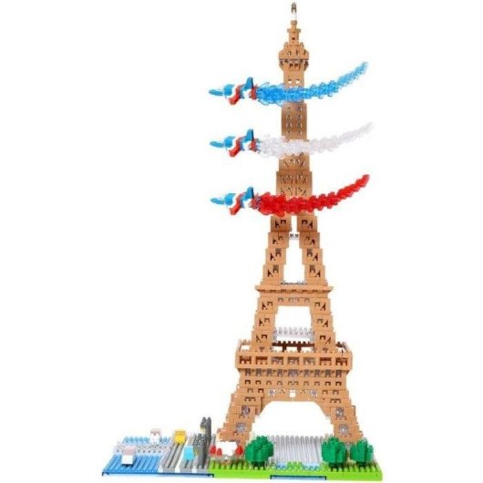 Bandai Nanoblock Torre Eiffel Deluxe NB057 130 peças