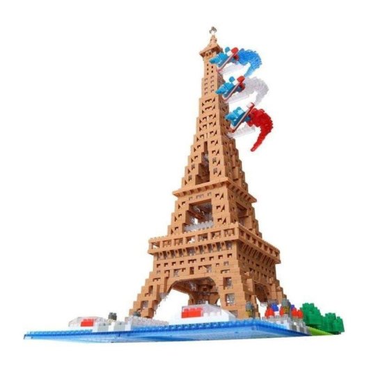 Bandai Nanoblock Torre Eiffel Deluxe NB057 130 peças