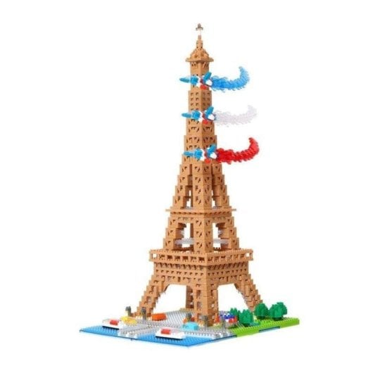 Bandai Nanoblock Torre Eiffel Deluxe NB057 130 peças