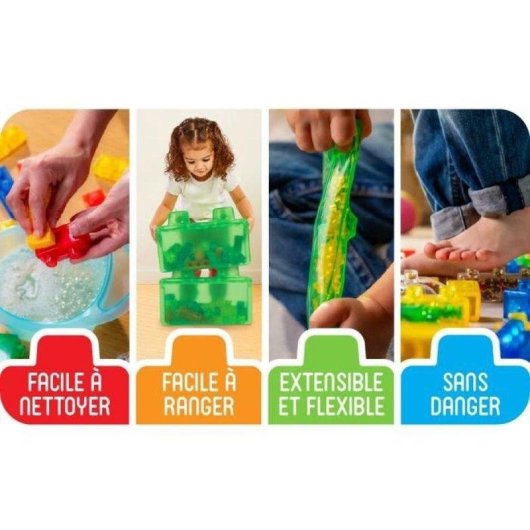 Goliath Jelly Blox Farm Friends Sensorisches Konstruktionsspiel 6 Teile