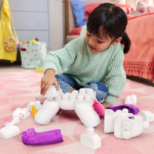 MEGA BLOKS Unicornio Construye y Disfruta 3 en 1 26 piezas