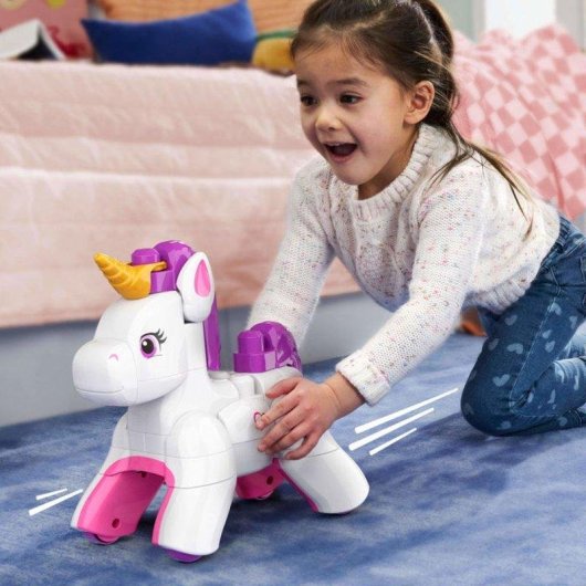MEGA BLOKS Unicornio Construye y Disfruta 3 en 1 26 piezas