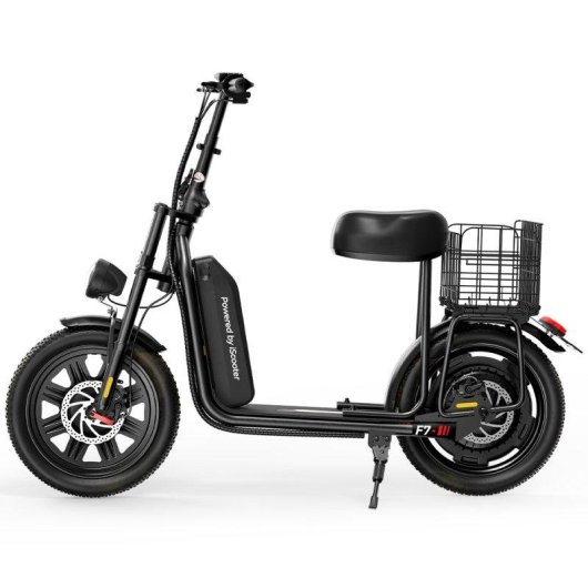 Elektrische step iScooter F7 1000W Bereik 60km 16'' Luchtbanden Schijfremmen