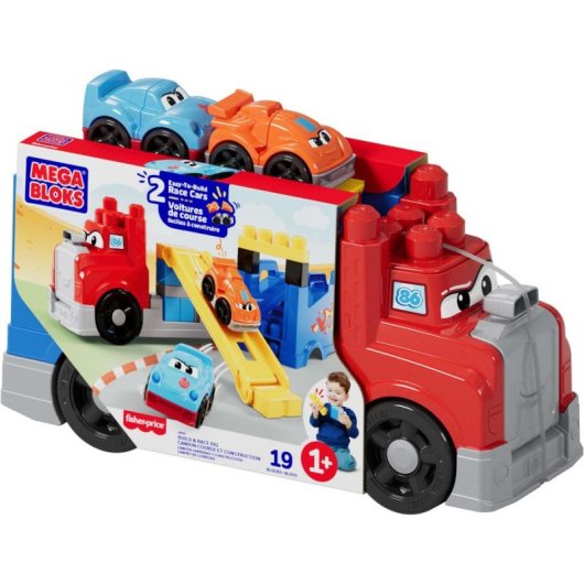 Mega Bloks Racing Truck Set De Construction 19 Teile