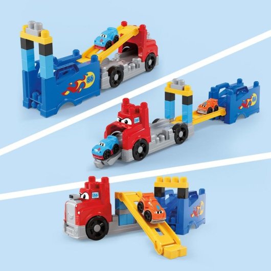 Mega Bloks Racing Truck Set De Construction 19 Teile