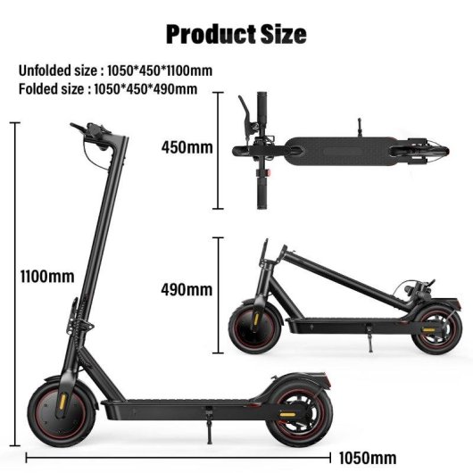 Elektrische step iScooter W3 350W Bereik 34km 8,5'' honingraatbanden Dubbele remmen