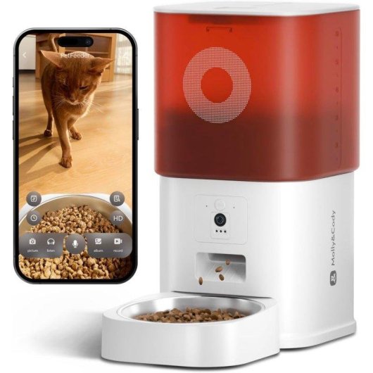 Comedero Automático Molly&Cody con Cámara 6L WiFi