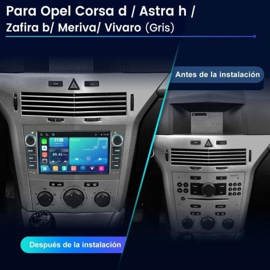 Autoradio JUNSUN 7" Linux CarPlay Android Auto WiFi para Opel