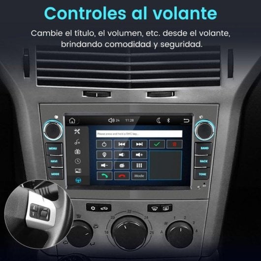 Autoradio JUNSUN 7" Linux CarPlay Android Auto WLAN Bluetooth Opel ...
