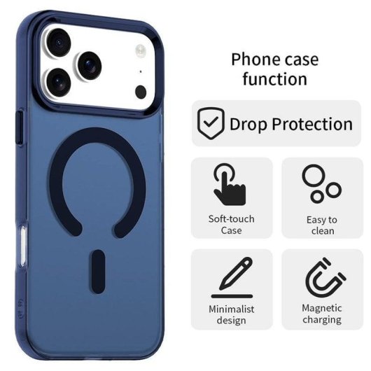 Funda COOL para iPhone 15 Pro Magnética Colorful Marino