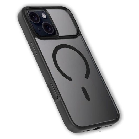 Funda COOL para iPhone 15 Magnética Colorful Negro