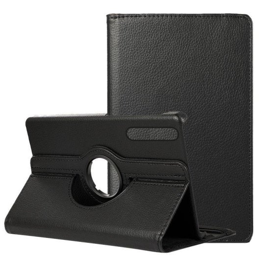 Capa COOL Xiaomi Redmi Pad 2 9,7 polegadas Giratoria Pele Sintetica Preta