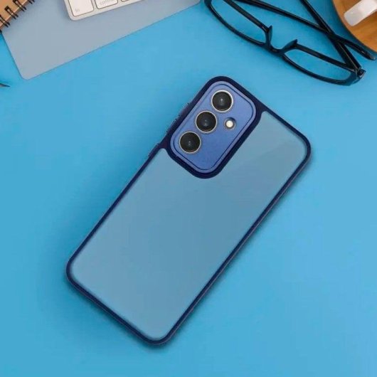 Funda COOL para Samsung Galaxy A26 5G / A17 4G / A17 5G Borde Mate Azul