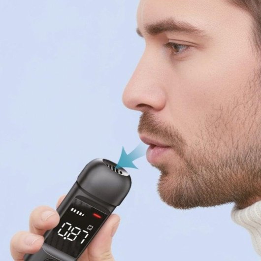Alcoholímetro Digital COOL Recargable USB Tipo-C Sin Boquillas