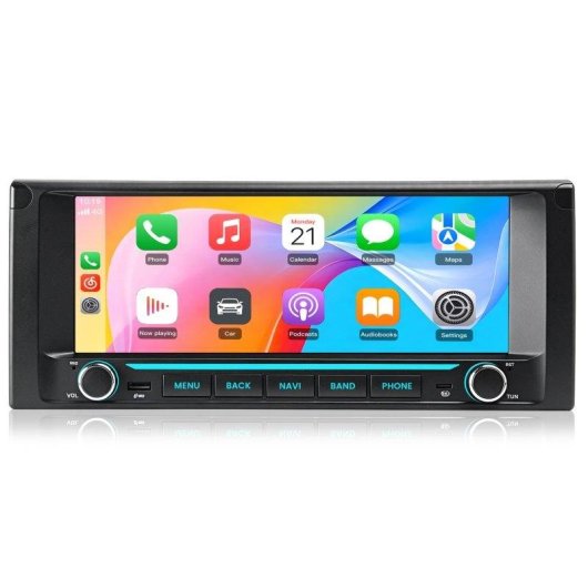 Autoradio JUNSUN 10,26 pollici Android 15 CarPlay GPS BMW X5 E53