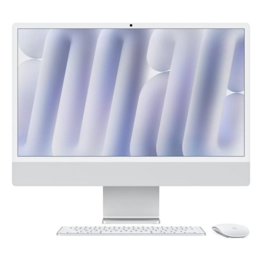 Ordenador todo en uno Apple iMac M4 CPU de 8 núcleos 16GB 1 TB SSD Apple GPU 24" macOS Sequoia Plata Vidrio estándar