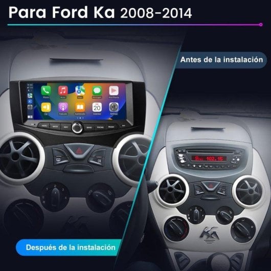 Autoradio JUNSUN 6,86'' 2+64GB Android 15 CarPlay GPS Bluetooth WiFi