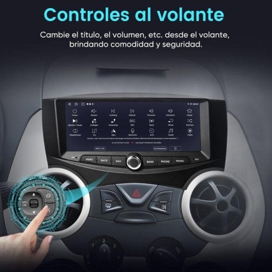 Autoradio JUNSUN 6,86'' 2+64GB Android 15 CarPlay GPS Bluetooth WiFi