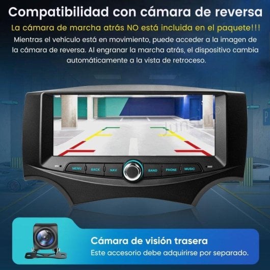 Autoradio JUNSUN 6,86'' 2+64GB Android 15 CarPlay GPS Bluetooth WiFi