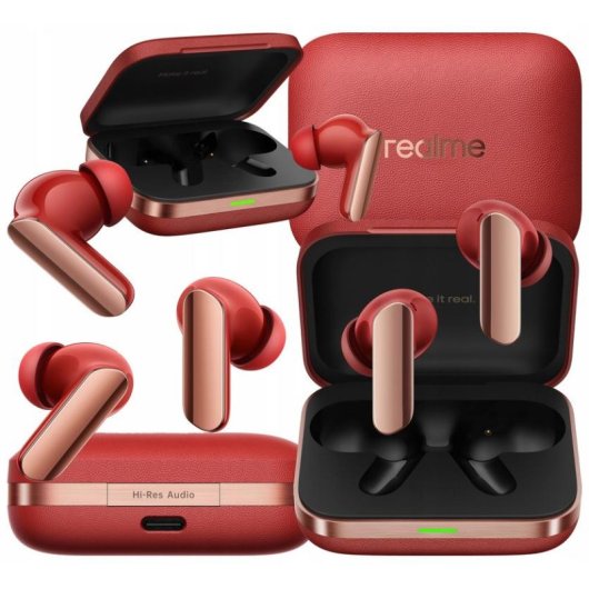 Auriculares realme Buds Air 7 Pro inalámbricos Bluetooth con ANC, IP55, beige