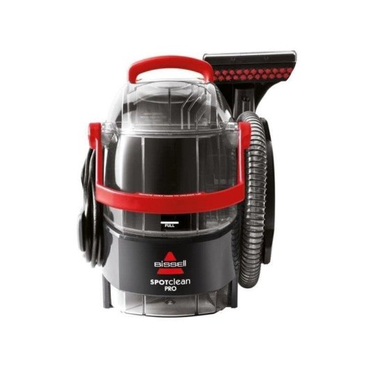 Aspiradora cilindro Bissell SpotClean Pro 750 W + Spot & Stain Pro Oxy 1L Solución Quitamanchas