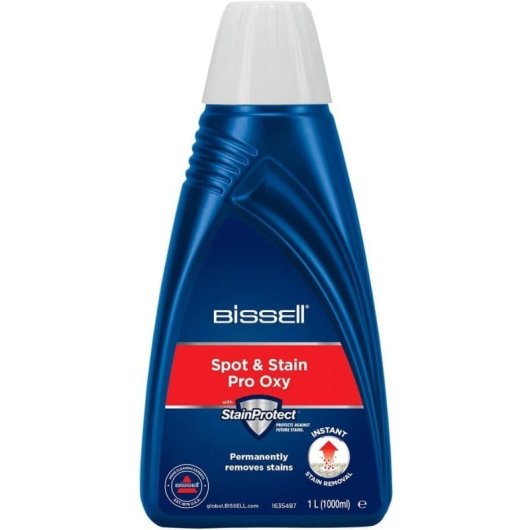 Aspiradora cilindro Bissell SpotClean Pro 750 W + Spot & Stain Pro Oxy 1L Solución Quitamanchas