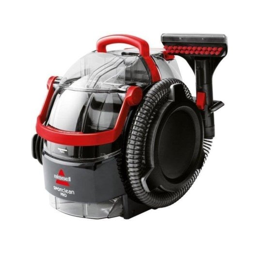 Aspiradora cilindro Bissell SpotClean Pro 750 W + Spot & Stain Pro Oxy 1L Solución Quitamanchas