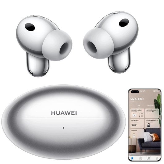 Huawei FreeBuds Neo draadloze Bluetooth oordopjes met ruisonderdrukking, zilver