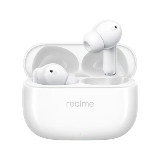 Auriculares realme Buds T310 inalámbricos Bluetooth con cancelación de ruido, blancos
