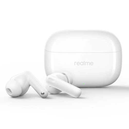 Auriculares realme Buds T310 inalámbricos Bluetooth con cancelación de ruido, blancos