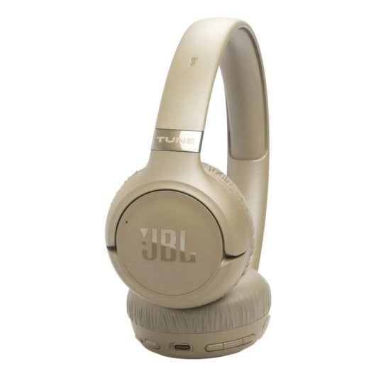 Auriculares JBL Tune 680NC inalámbricos y con cable Bluetooth con cancelación de ruido beige