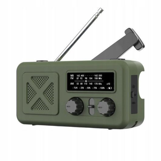 Radio Solar Supervivencia Kruger&Matz KM0835 2000 mAh