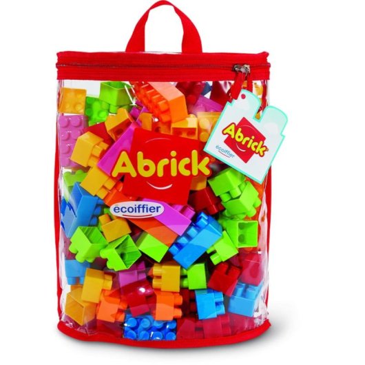 ECOIFFIER Abrick Bauset Mit 120 Bausteinen Im Vinylbeutel Mit Doppelreißverschluss 838 120 Stück