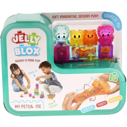 Goliath Jelly Blox Mis Mascotas Y Yo Set De Construction Sensorielle 20 pièces
