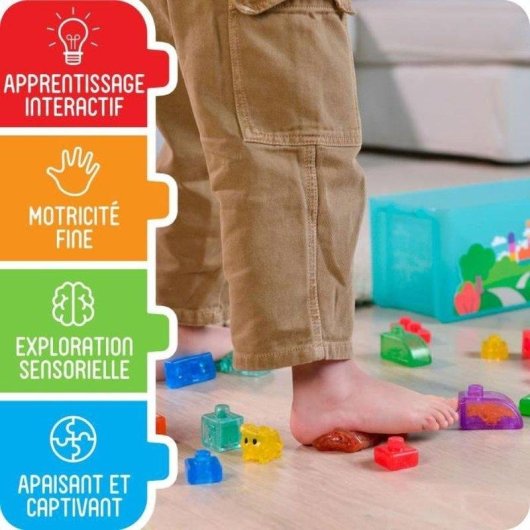 Goliath Jelly Blox Mis Mascotas Y Yo Set De Construction Sensorielle 20 pièces